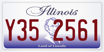 IL license plate Y352561