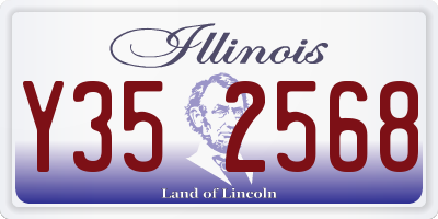 IL license plate Y352568