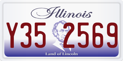 IL license plate Y352569
