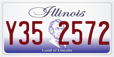 IL license plate Y352572