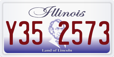 IL license plate Y352573