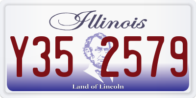 IL license plate Y352579