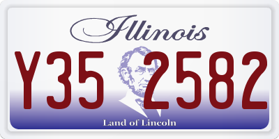 IL license plate Y352582