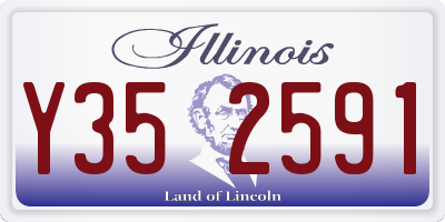 IL license plate Y352591
