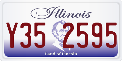 IL license plate Y352595