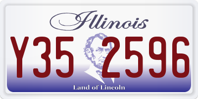 IL license plate Y352596