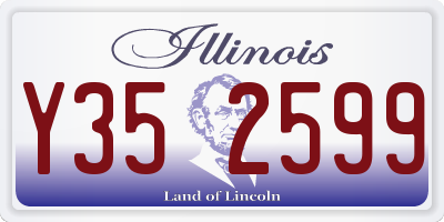 IL license plate Y352599