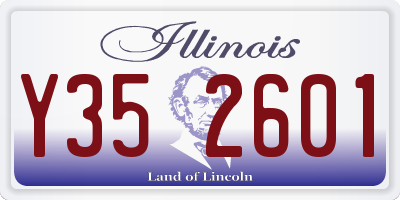 IL license plate Y352601