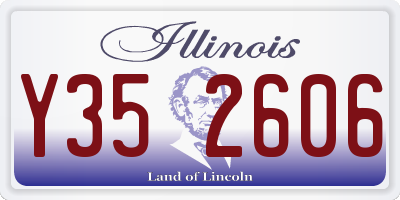 IL license plate Y352606