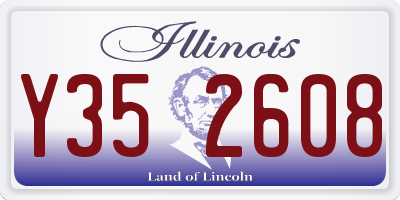 IL license plate Y352608