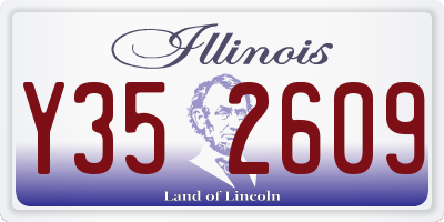 IL license plate Y352609