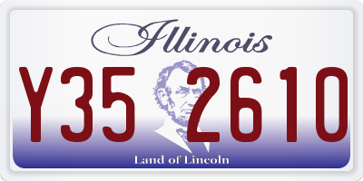 IL license plate Y352610