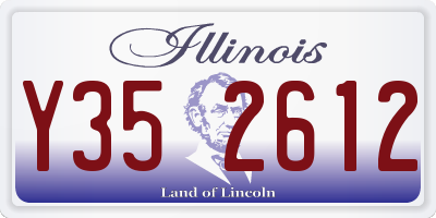 IL license plate Y352612
