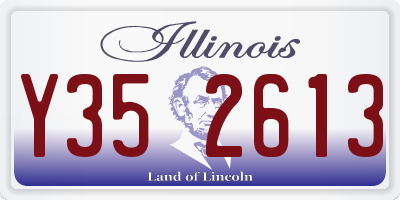 IL license plate Y352613