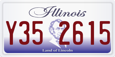 IL license plate Y352615