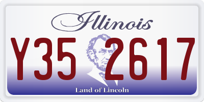 IL license plate Y352617