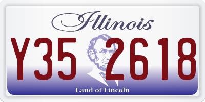 IL license plate Y352618