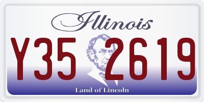 IL license plate Y352619