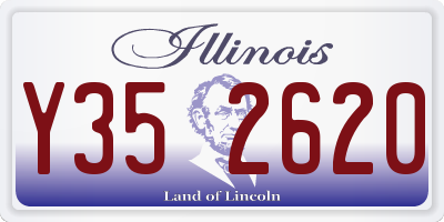 IL license plate Y352620