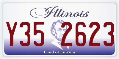 IL license plate Y352623