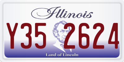 IL license plate Y352624