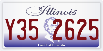 IL license plate Y352625