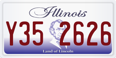 IL license plate Y352626