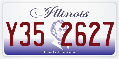 IL license plate Y352627