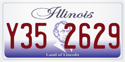 IL license plate Y352629