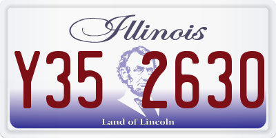 IL license plate Y352630