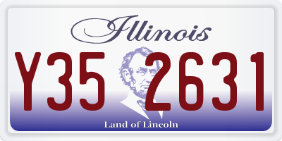 IL license plate Y352631
