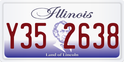 IL license plate Y352638