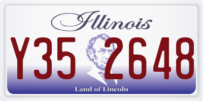 IL license plate Y352648