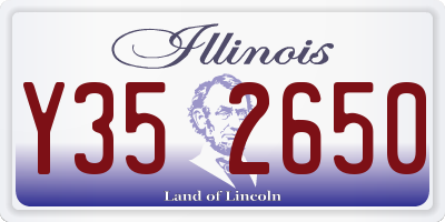 IL license plate Y352650