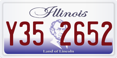 IL license plate Y352652