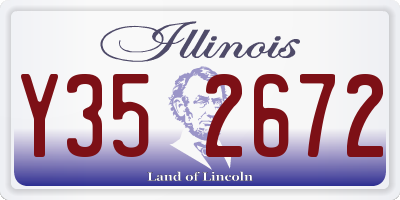 IL license plate Y352672
