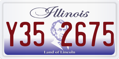 IL license plate Y352675