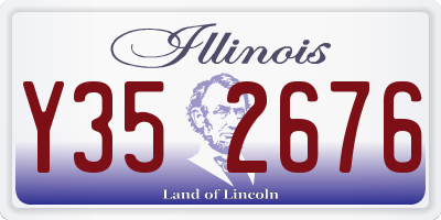 IL license plate Y352676