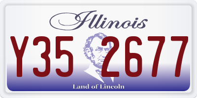 IL license plate Y352677