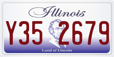IL license plate Y352679