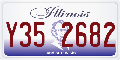IL license plate Y352682