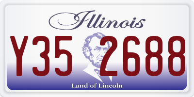 IL license plate Y352688