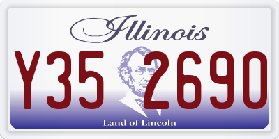 IL license plate Y352690