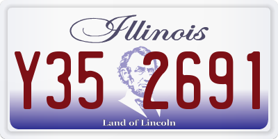 IL license plate Y352691