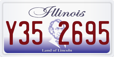 IL license plate Y352695