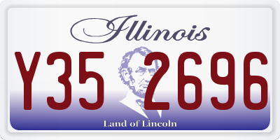 IL license plate Y352696