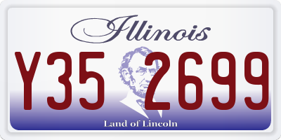 IL license plate Y352699