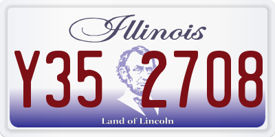 IL license plate Y352708