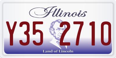 IL license plate Y352710