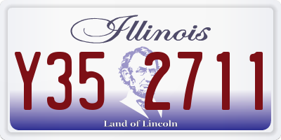 IL license plate Y352711